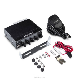 Package contents with bracket and cables