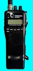 Handheld CB transceiver President Glenn - Submitted by Pancho Cheja