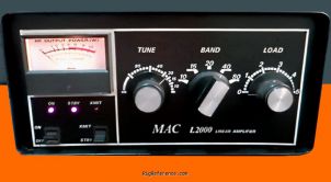 MAC L-2000 Linear Amplifier - Front Panel - Submitted by Pancho Cheja