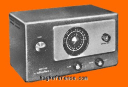 Hallicrafters S-106, 7 tubes, VHF AM Desktop Receiver.