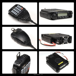 Radio and microphone from several angles