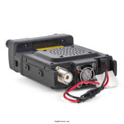 Rear panel with fan, SO-239 socket and power lead