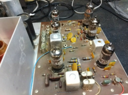 Heathkit HW-16 Novice Transceiver, chassis view, right front