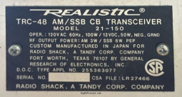 Tag plate