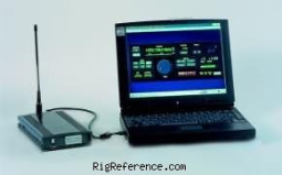 With laptop