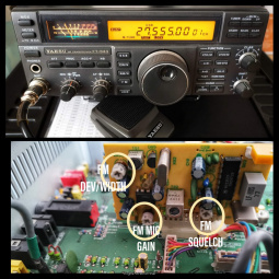 Yaesu FT-840 with original FM Board